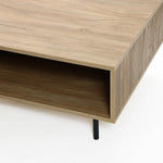 Casper mid-century modern coffee table with metal legs - LuxenHome