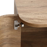 Anya oak finish buffet cabinet with drawers - LuxenHome