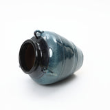 Ocean Blue Round Tall Ceramic Vase, 15.8"H