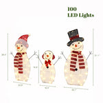 Lighted=snowman-outdoor-and-indoor-Christmas-decorations