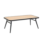 Ventura outdoor aluminum with PE rope loveseat & coffee table set - LuxenHome