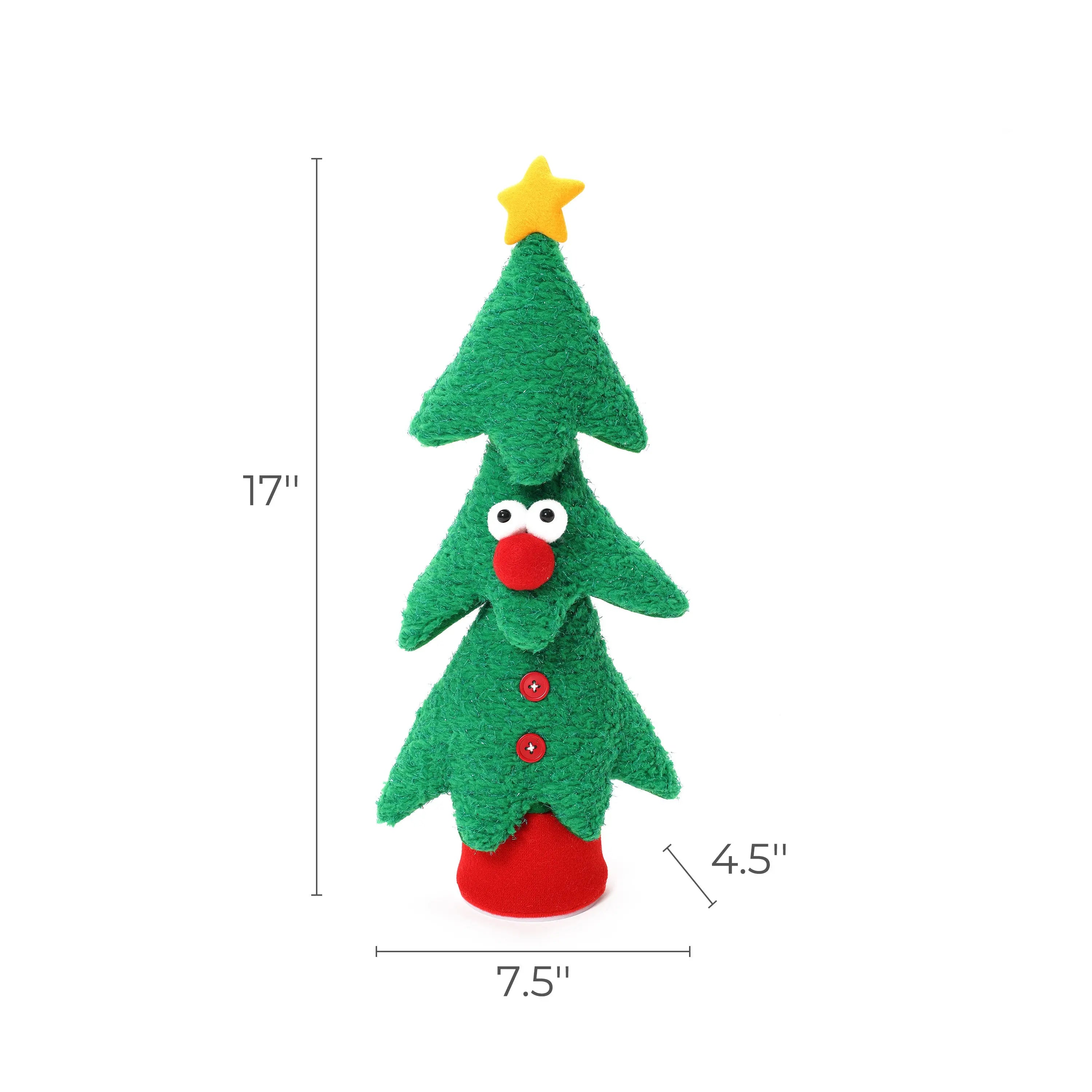 17-inch-Animated-singing-green-christmas-tree-holiday-decoration