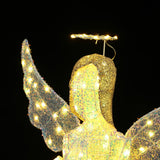 Christmas Holiday Angel Decor Outdoor with Lights, 4.1ft