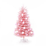 Pre-Lit Pink Christmas Fiber Optic Tree,5Ft