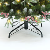 Pre-Lit Frosted Pencil Artificial Christmas Tree, 7.5ft