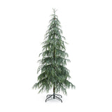 Pre-Lit Weeping Cedar Slim Christmas Tree,6.5Ft