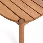 Solana solid wood rectangle outdoor coffee table - LuxenHome