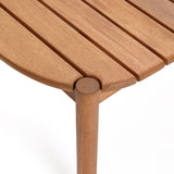 Solana solid wood rectangle outdoor coffee table - LuxenHome