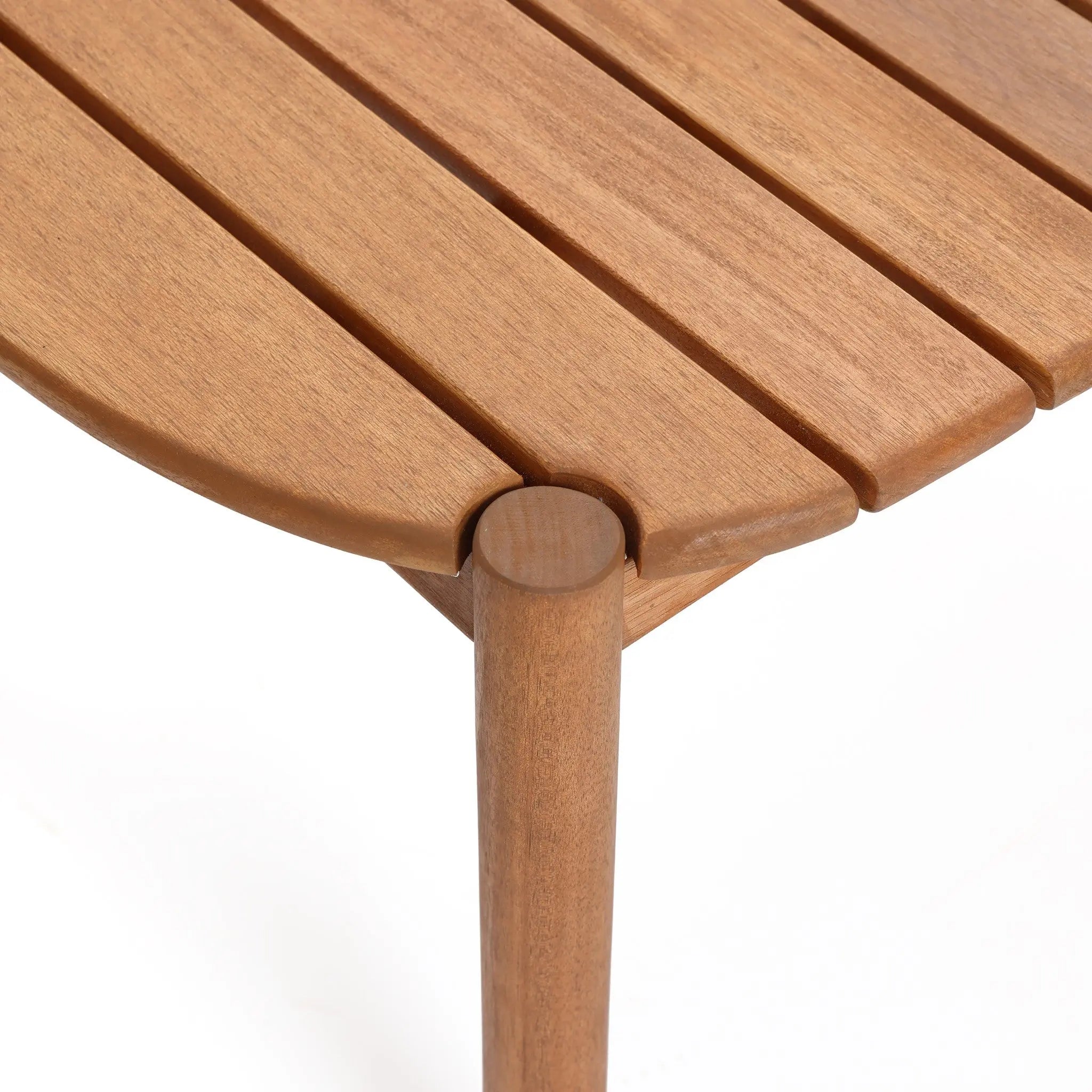 Solana solid wood rectangle outdoor coffee table - LuxenHome