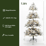 pre-lit-artificial-pine-christmas-tree-is-easy-to-stand-in-hallway