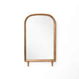 Horizon Arch Wooden Wall Mirror with Legs, 35.5"H