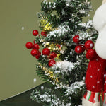 Holiday-Animated-Snowing-Christmas-Santa-with-Christmas-trees-decoration-and-LED-lights