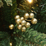 Pre-Lit Green Pine Christmas Tree with Stand,7.5Ft