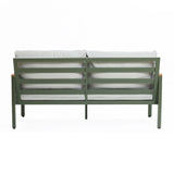 Carlsbad outdoor loveseat & coffee table set - LuxenHome