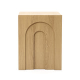 Archway Nesting Side Table,Oak-Set of 3