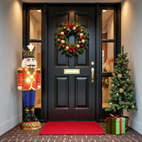 Christmas Traditional Nutcracker Soldier Red with Lights, 4ft