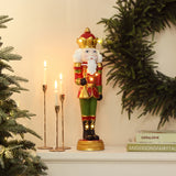 Christmas Nutcracker Bugling Soldier with Lights, 2ft