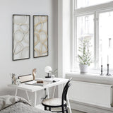 silver-and-gold-wall-art-with-black-frame