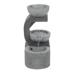 Modern-grey-resin-raining-water-sculpture-outdoor-fountain