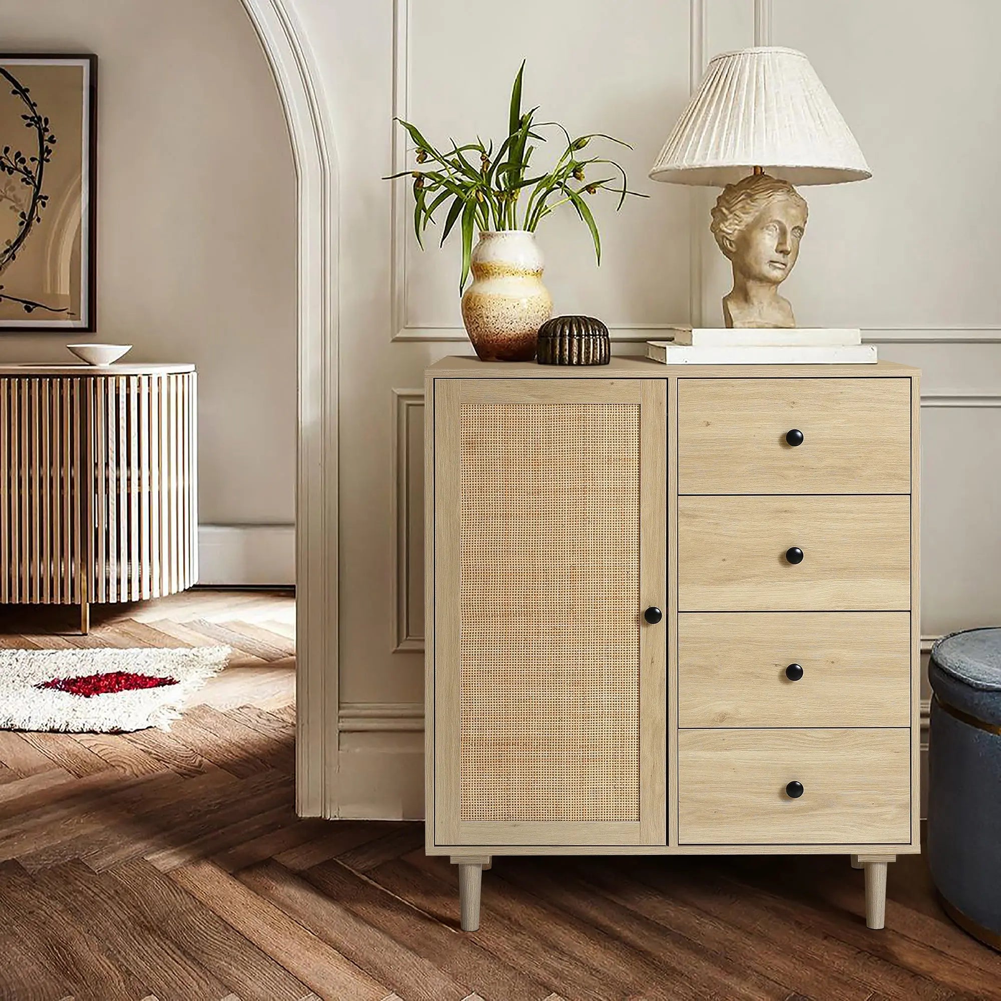Zahra storage cabinet - LuxenHome