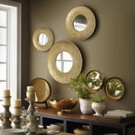 sophisticated-set-of-three-gold-mirror-in-living-room