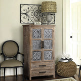 wooden-cabinet-and-a-chair-in-a-living-room