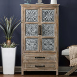 storage-cabinet-with-a-floral-design-on-the-doors