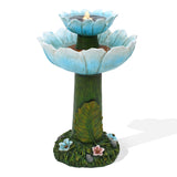 blue-flower-shaped-solar-light-with-a-candle-in-the-center