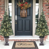 set-of-2-artificial-flocked-pine-christmas-tree-for-outdoor-use-and-gift-decoration