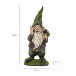 gnome-figurine-with-a-long-beard-and-a-green-hat-and-green-moss-growing-from-his-beard-with-measurements-of-the-gnome-shown-on-the-bottom-left-and-top-right-of-the-image