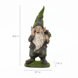 gnome-figurine-with-a-long-beard-and-a-green-hat-and-green-moss-growing-from-his-beard-with-measurements-of-the-gnome-shown-on-the-bottom-left-and-top-right-of-the-image