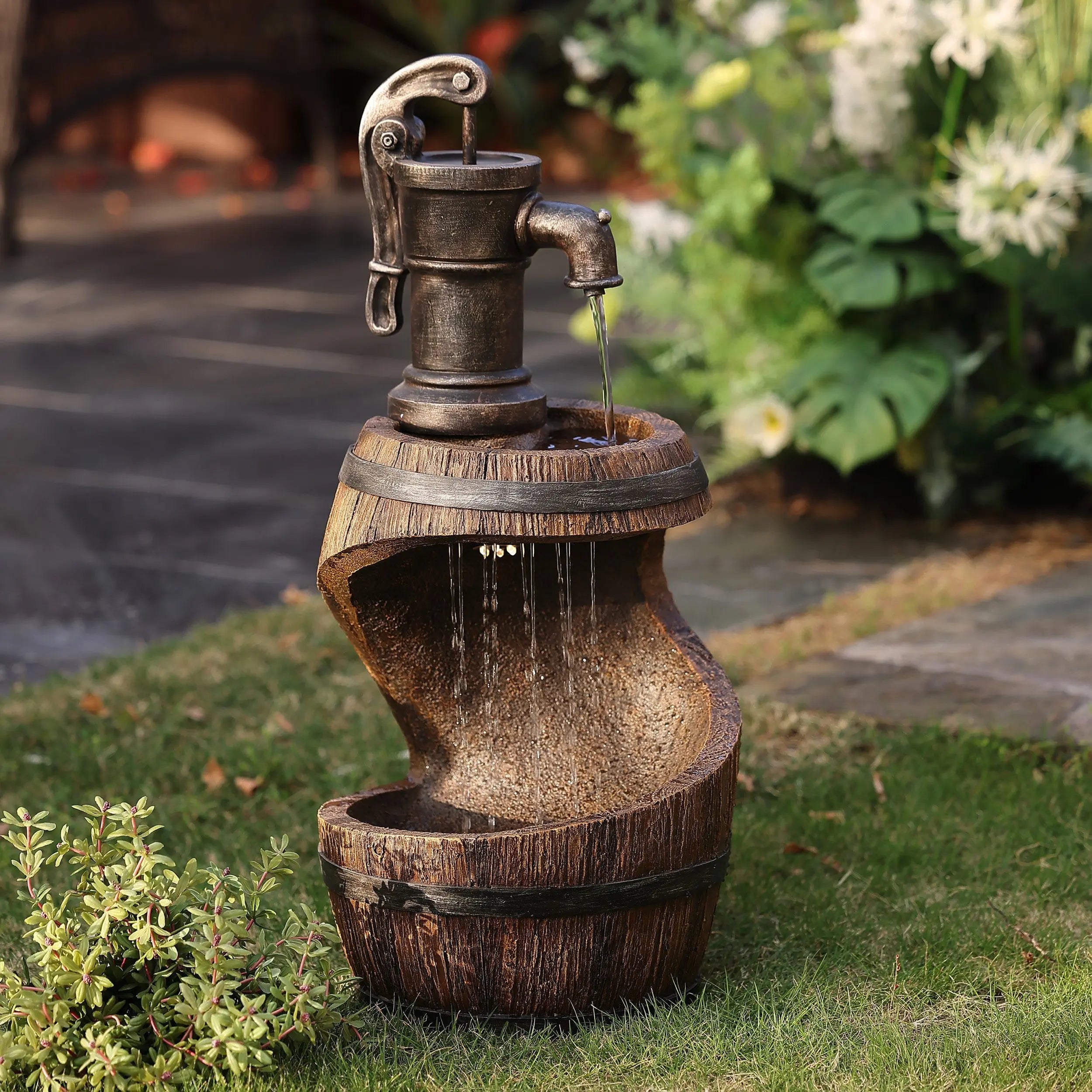 unique-resin-water-fountain-with-spiral-barrel-and-water-flowing-down-creatng-a-relaxing-space