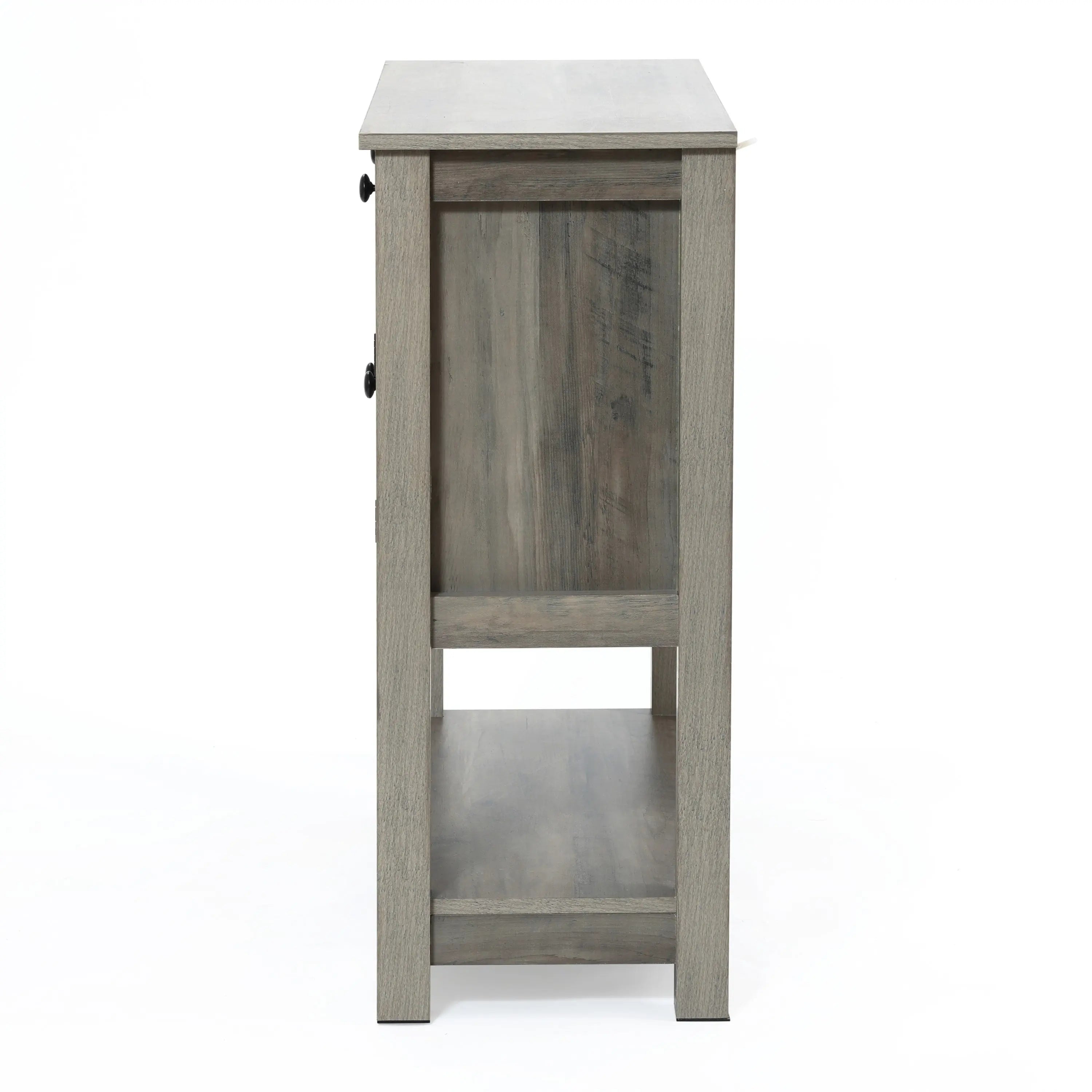 Lindsy console table with storage units - LuxenHome