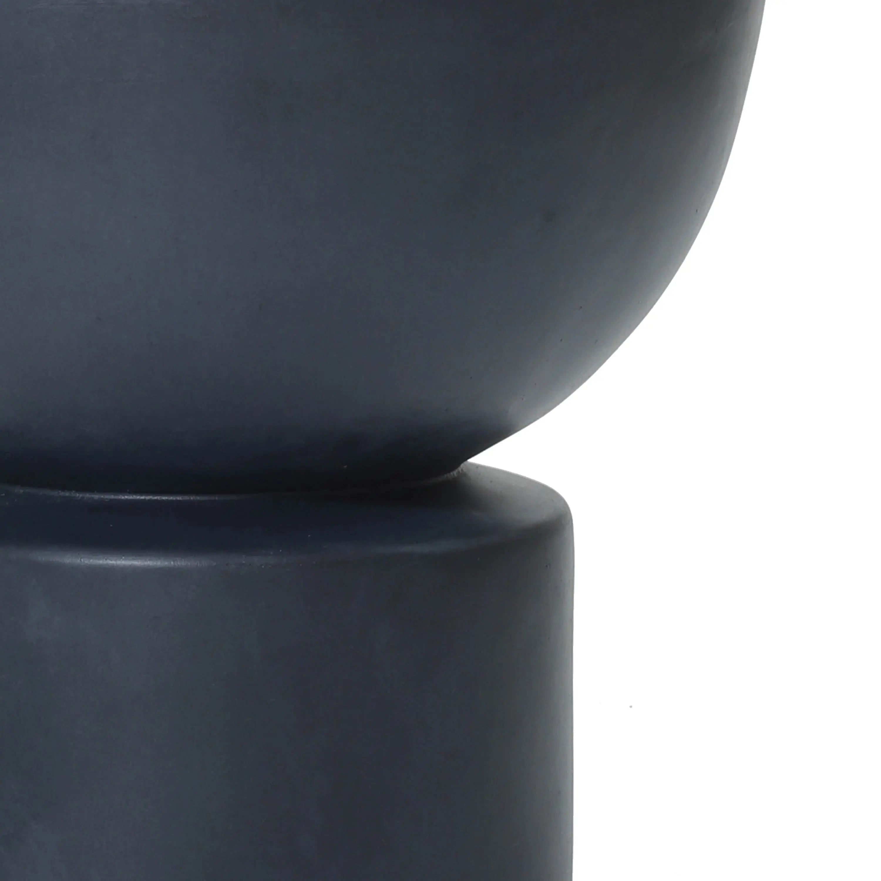 Round Bubbler Outdoor Water Fountain with Lights - LuxenHome