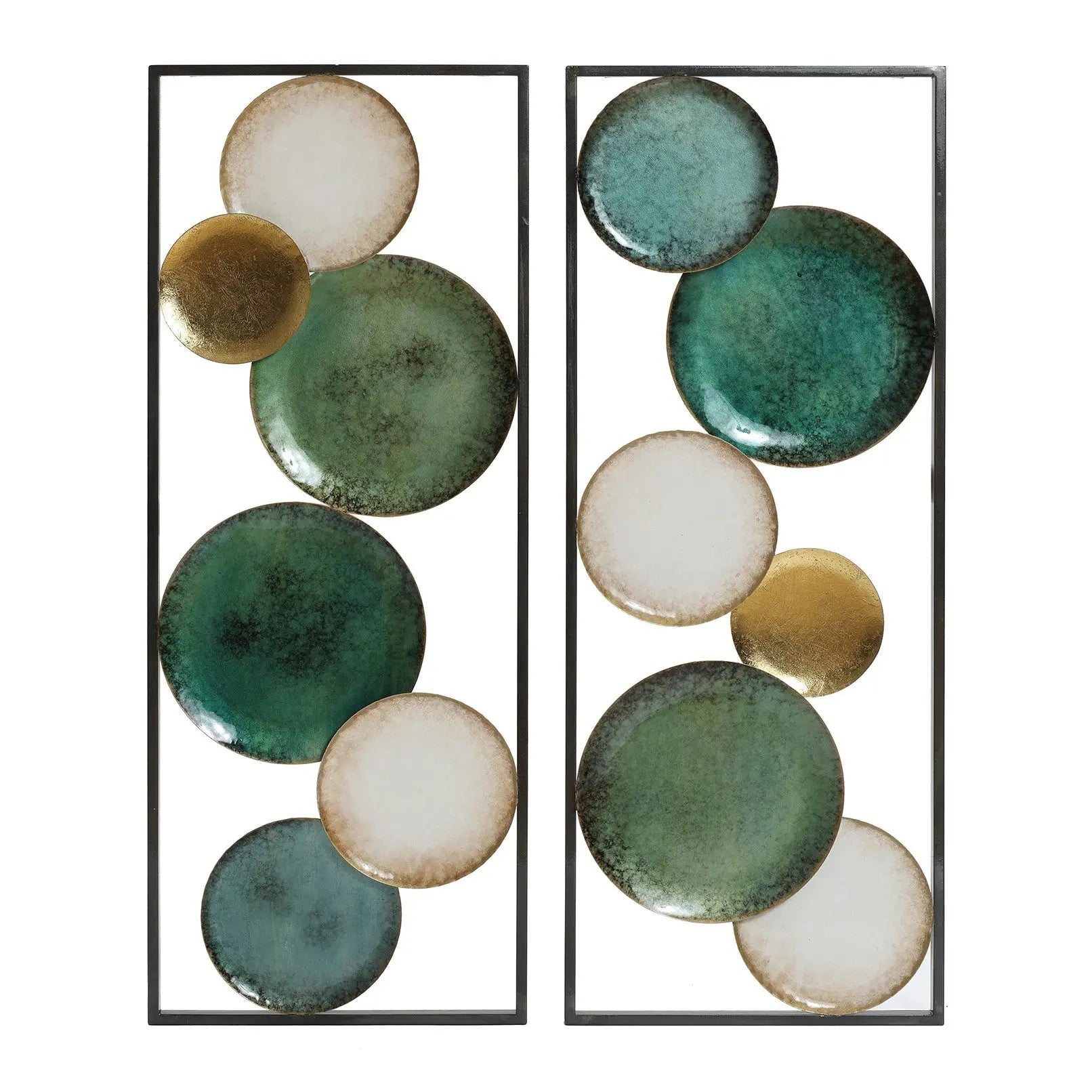 two-green-and-gold-glass-wall-sconces