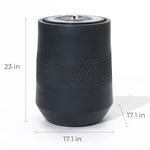 black-fountain-with-measurements-and-dimensions