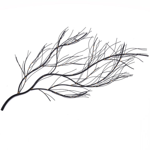 Black Metal Branch Wall Decor