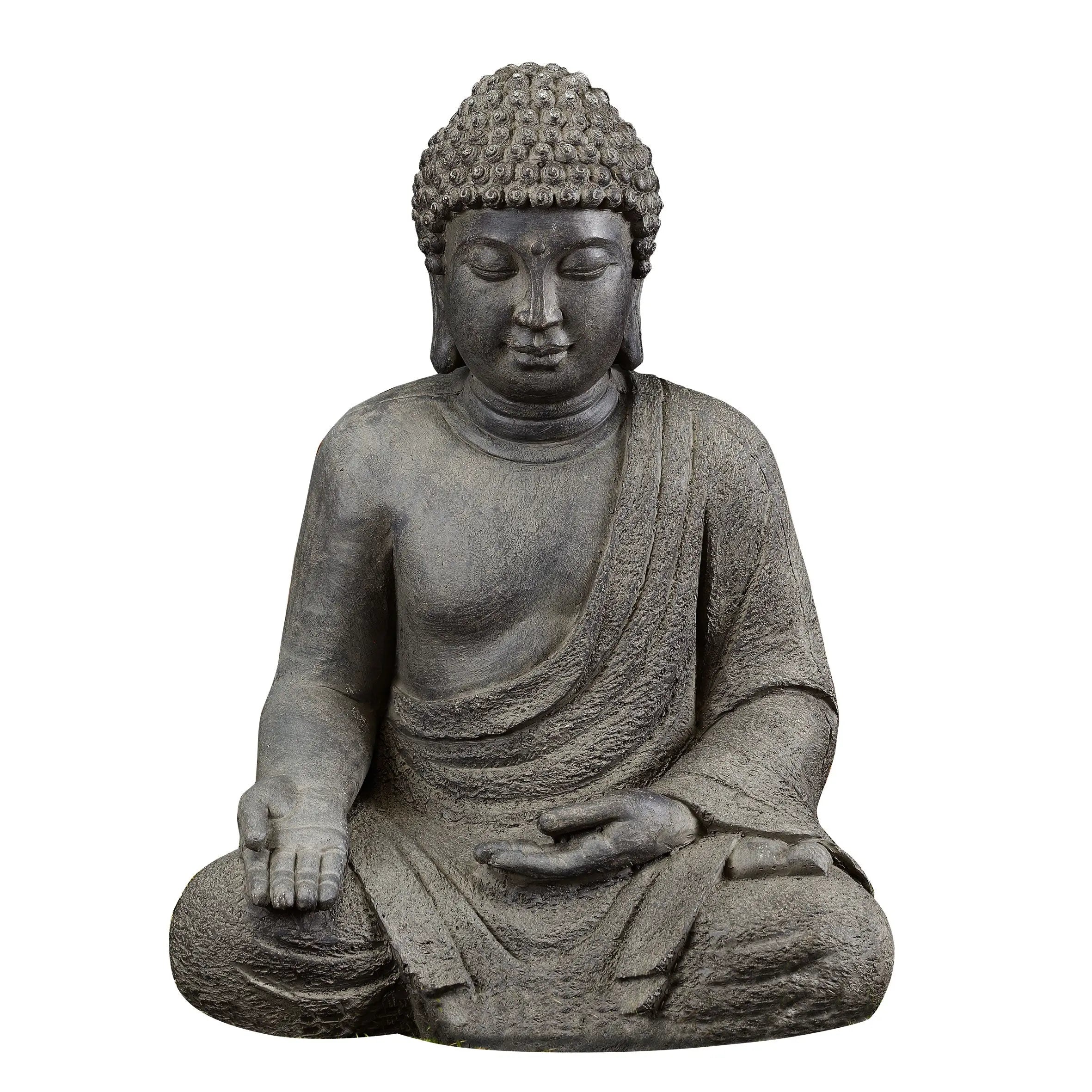Buddhastatue-hands-in-mudra-in-meditation