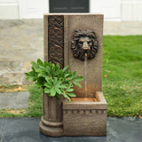 spanish-style-stone-wall-fountain-with-planter