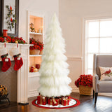 Holiday Natural Ivory Pampas Grass Trees,6ft