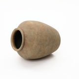 Rustic Golden Brown Round Terracotta Vase,12.2''