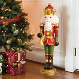 Christmas Nutcracker Bugling Soldier with Lights, 2ft