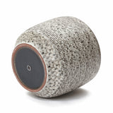 Stone Speckle Textured Ceramic Planter Pot, Gray 15.75"
