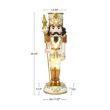 Christmas Soldier Nutcracker Holiday Decor with Wreath, 3FT