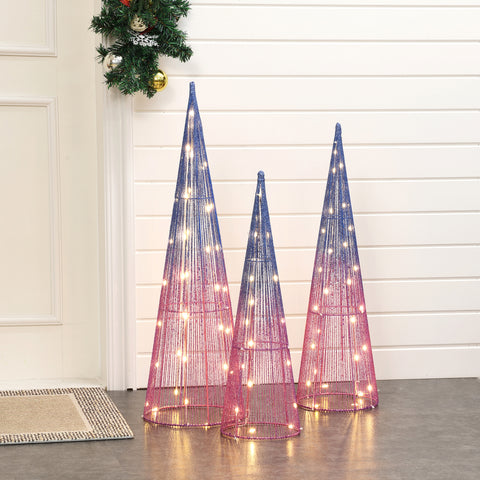 multi-color-lighted-trees-is-vintage-christmas-decorations