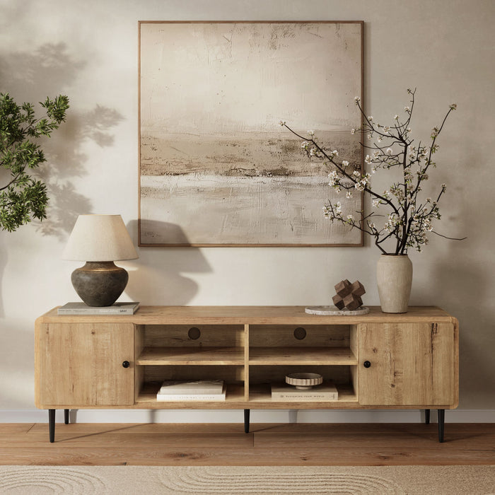 Wood TV Stand - Modern Home furniture for Living Room – LuxenHome
