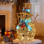 LED-Golden-Snowman-decor-for-holiday-cheer