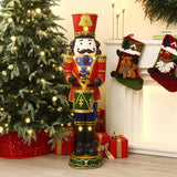 Christmas Nutcracker Drummer Soldier with Lights, 4ft