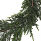 Green Artificial Garland Holiday Mantle Decoration, 6ft