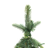 Green Downswept Christmas Tree with Potted,set of 2